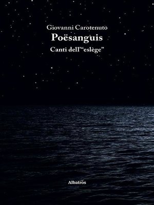 cover image of Poësanguis